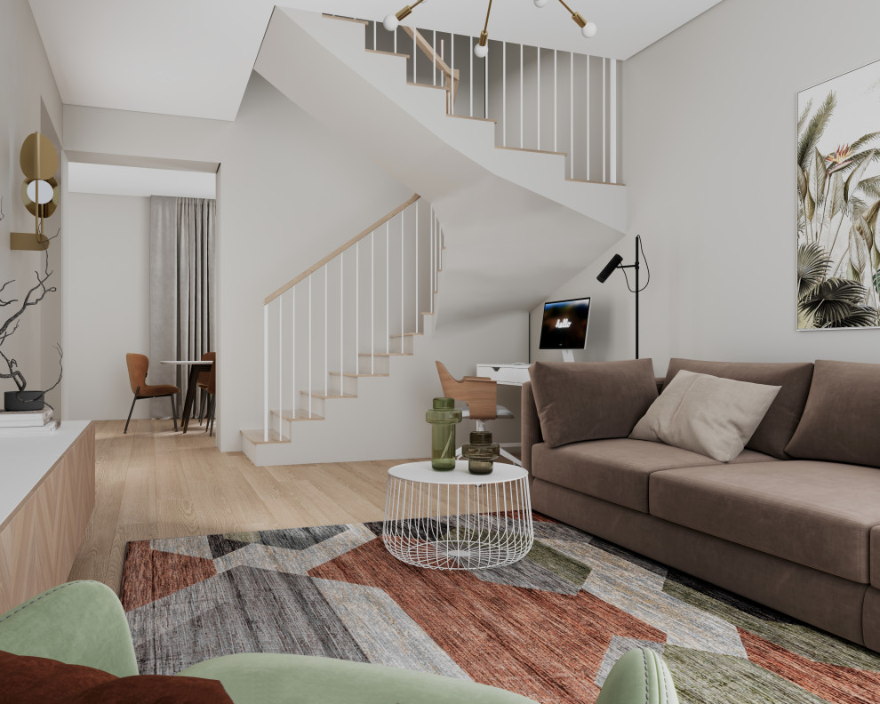 Частный дом с небольшой высотой потолков