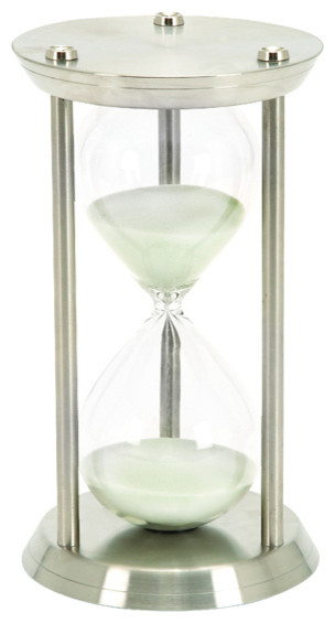Urban Designs Large 12" High Handcrafted Desktop 60-Minute Hourglass
