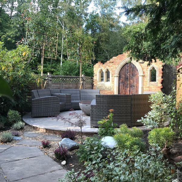 Our Projects courtyard