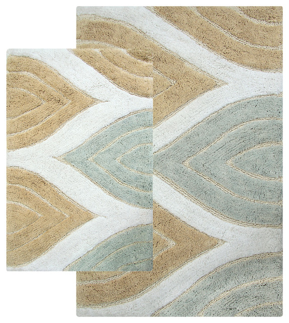 Chesapeake Davenport 2 Pc. Spa Bath Rug Set 44801 (21"x34" &