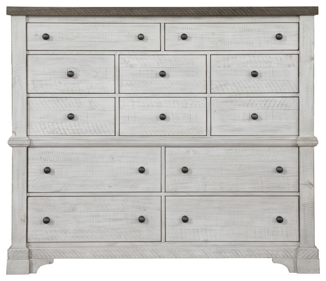 Valley Ridge 4 Drawer Gentlemen's Chest Base Farmhouse Dressers