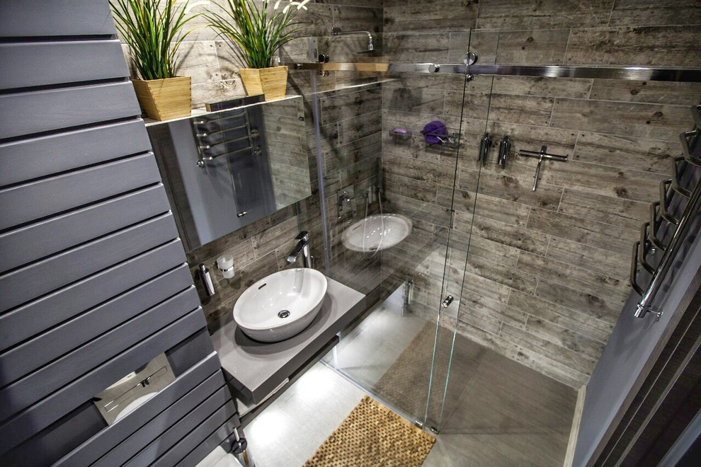 Санузел в стиле Лофт