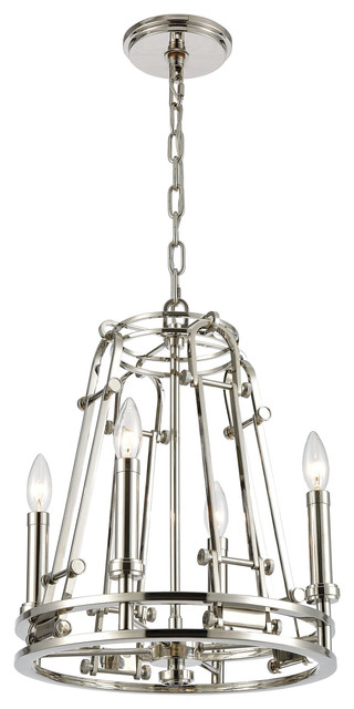 ELK Lighting Bergamo 4-Light Chandelier - 16341/4 - Transitional ...