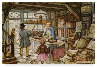 Buy Trademark Global Anton Pieck 'Vintage Book Store' Canvas Art Online