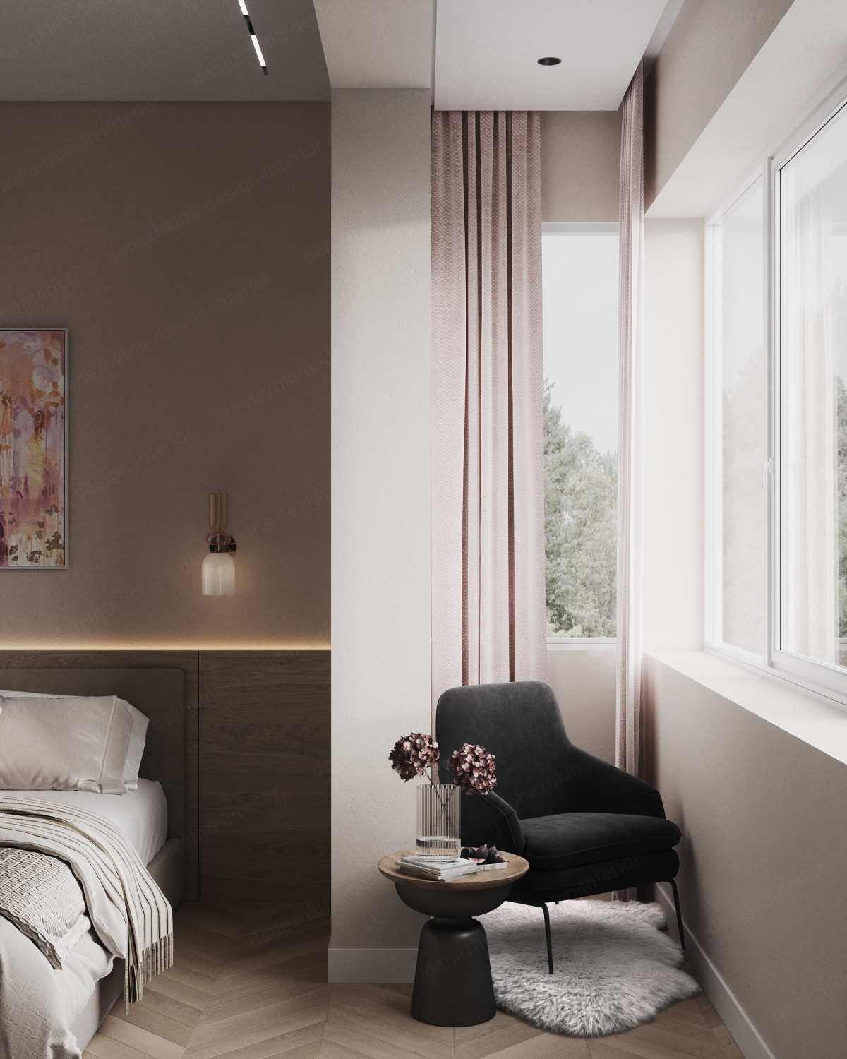 Дизайн проект 3 комнатной квартиры — ЖК Скандинавия