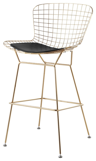 gold wire bar chairs