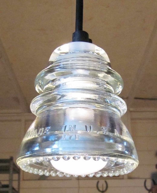 Insulator light - Clear Beaded