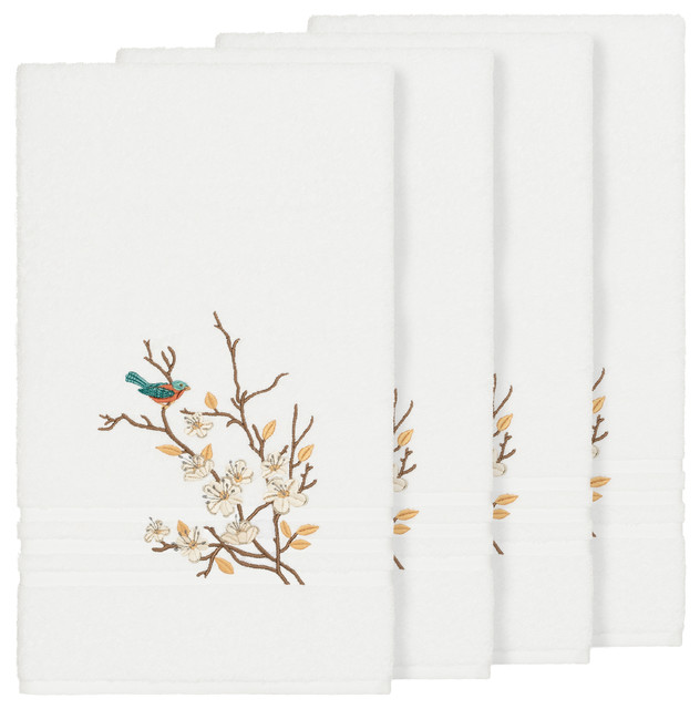 Linum Home Textiles Spring Time Embellished Asian Bath Towels by Linum Home Textiles Houzz