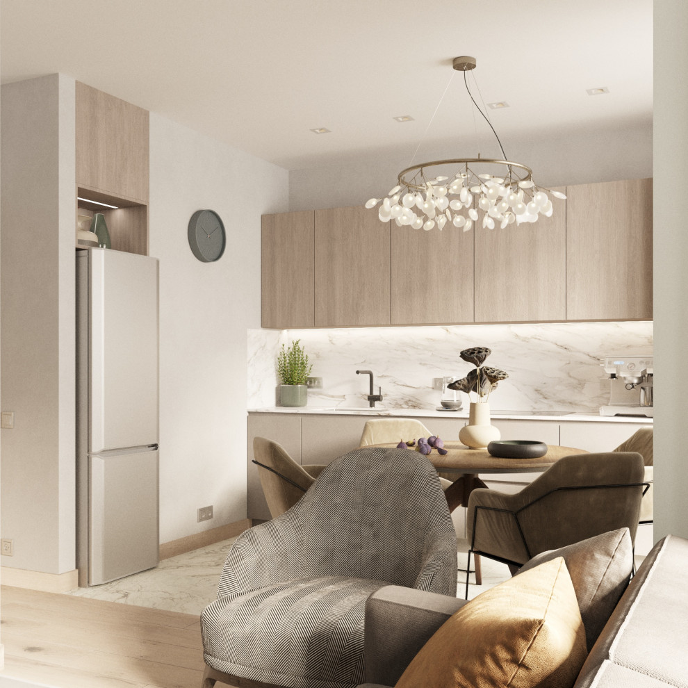 КВАРТИРА В СВЕТЛЫХ ТОНАХ