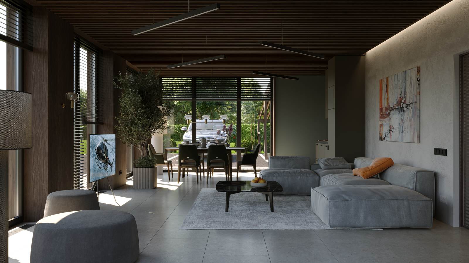 Дизайн здания ожидания гостей и пилотов на вертолётной площадке