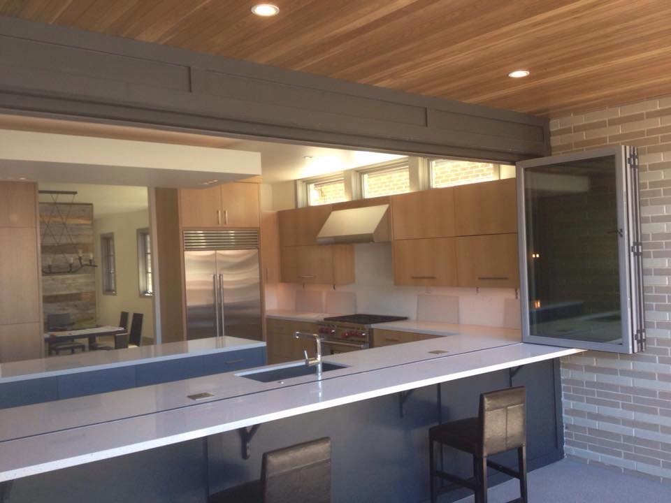 Transitional kitchen photo in Denver