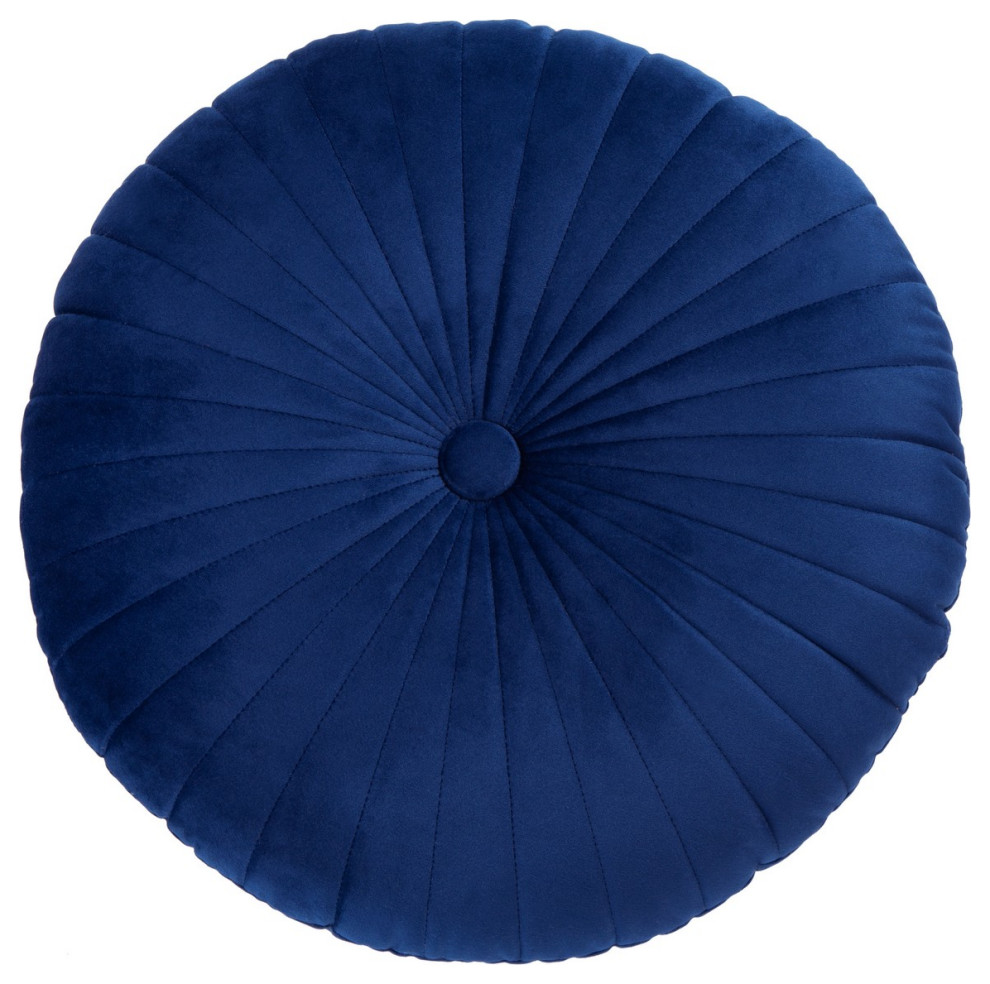 Safavieh Vallory Pillow Navy Blue 16" X 16"