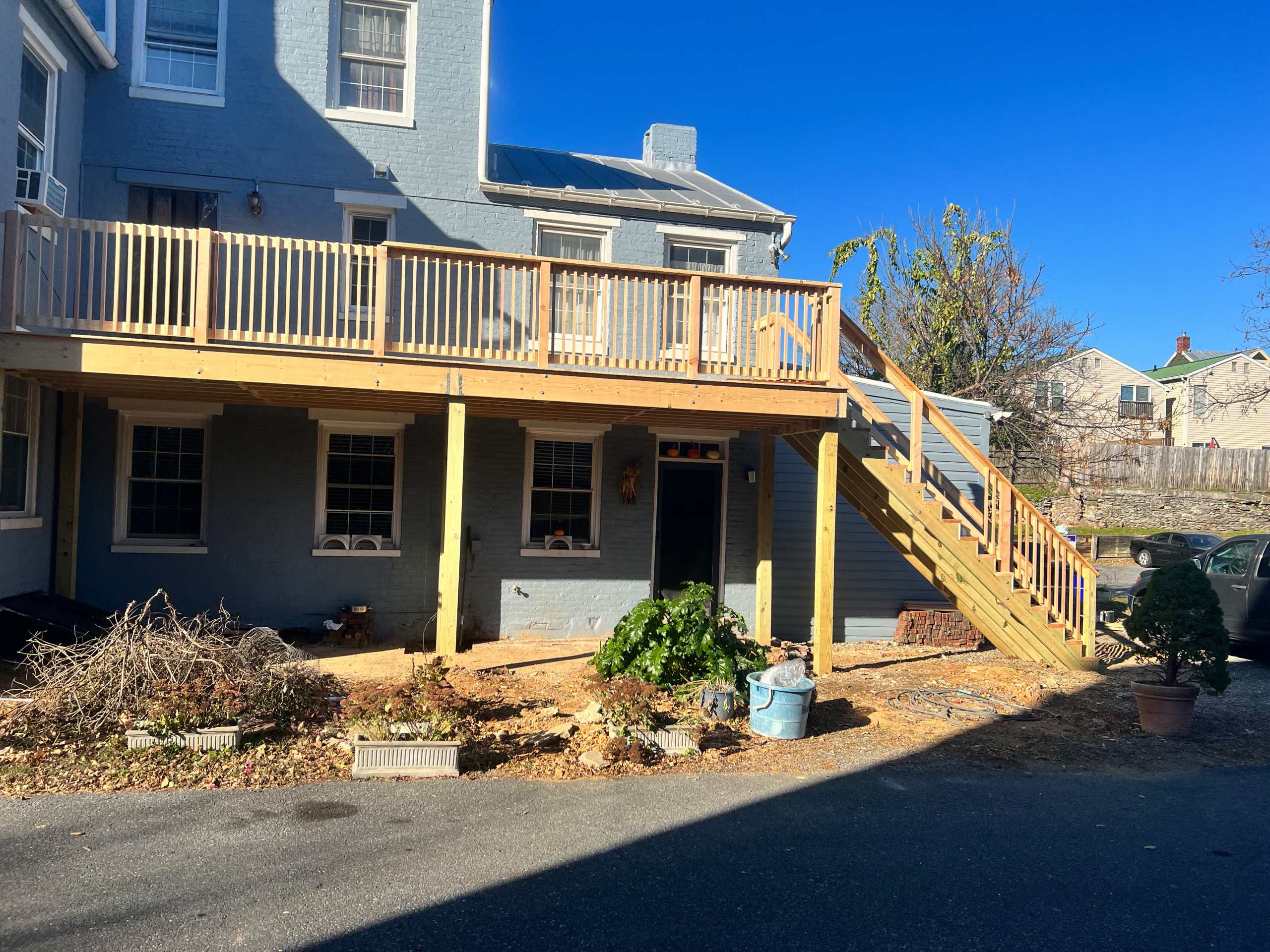 Historic Porch and cellar door