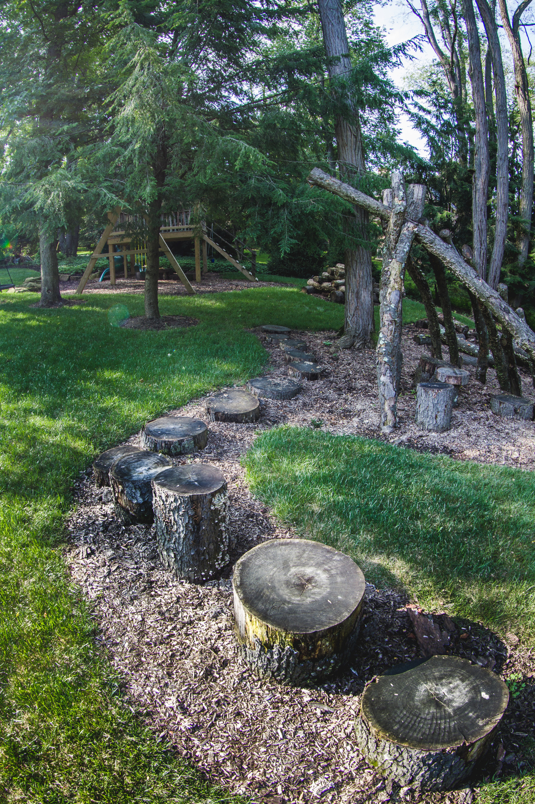 Rustic Backyard Playground