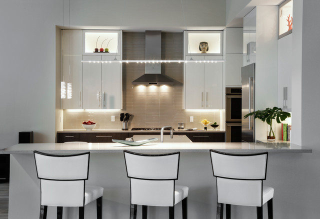 Palm Beach Gardens contemporary-kitchen