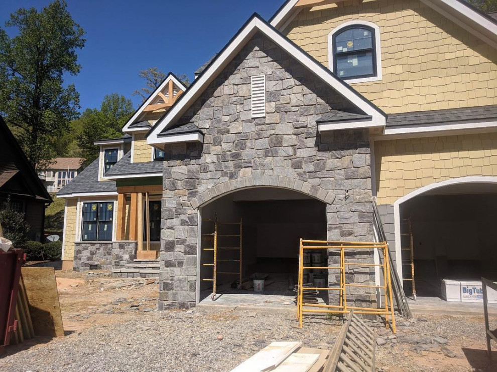 Berkley Castle Rock Natural Stone Veneer Garage Siding Traditional Garage Other by