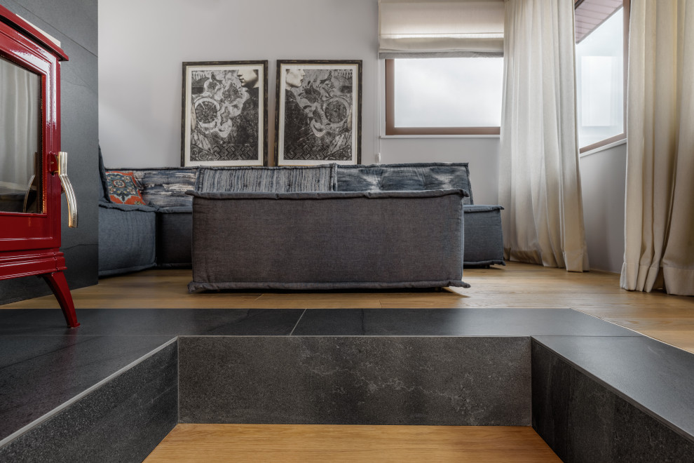 Двухуровневая квартира с большой террасой