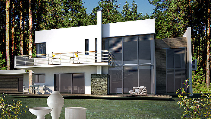 ИНДИВИДУАЛЬНЫЙ ЖИЛОЙ ДОМ В ПРИГОРОДЕ ЕКАТЕРИНБУРГА