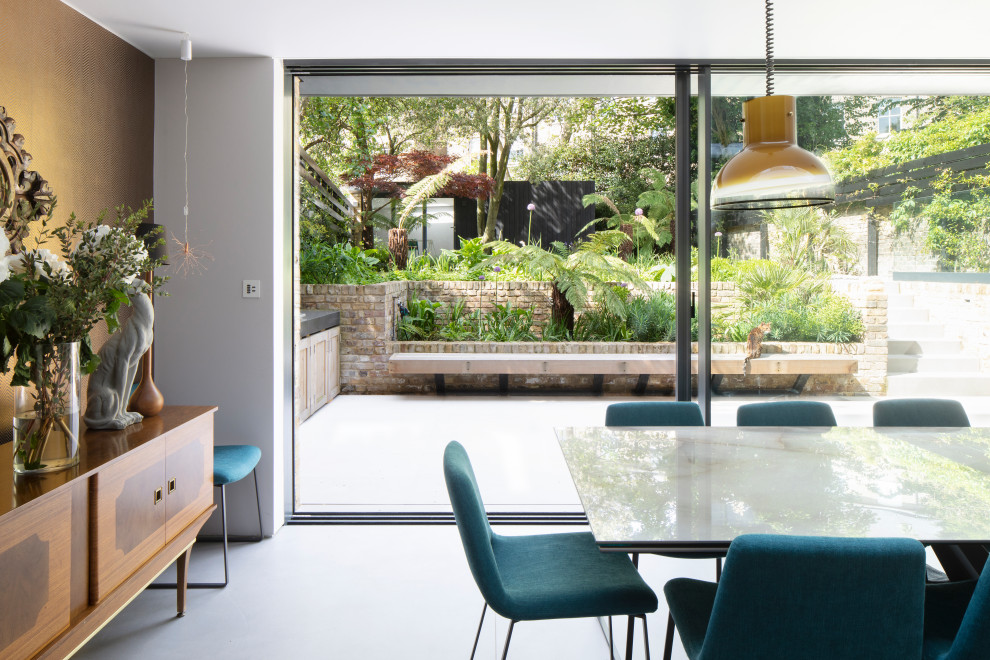 Inspiration for a contemporary home design remodel in London