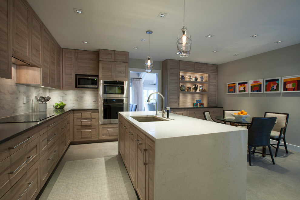Transitional kitchen photo in Baltimore