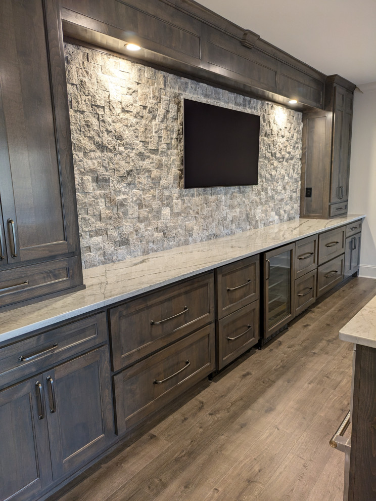 Upscale Full  Basement Design, Renovation, & Decor
