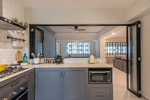 3 Hdb Flats With Semi Open Concept Kitchen Designs Houzz
