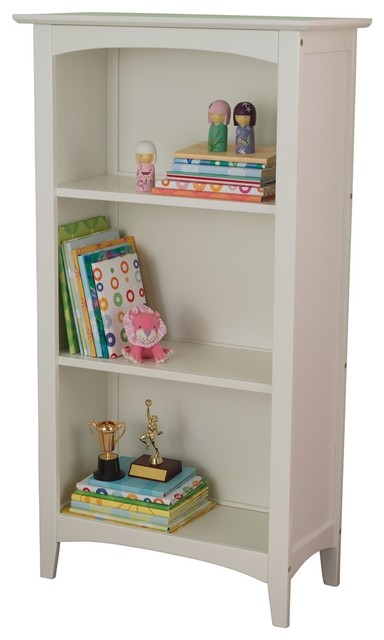Kidkraft Avalon Bookcase In White Transitional Kids Bookcases