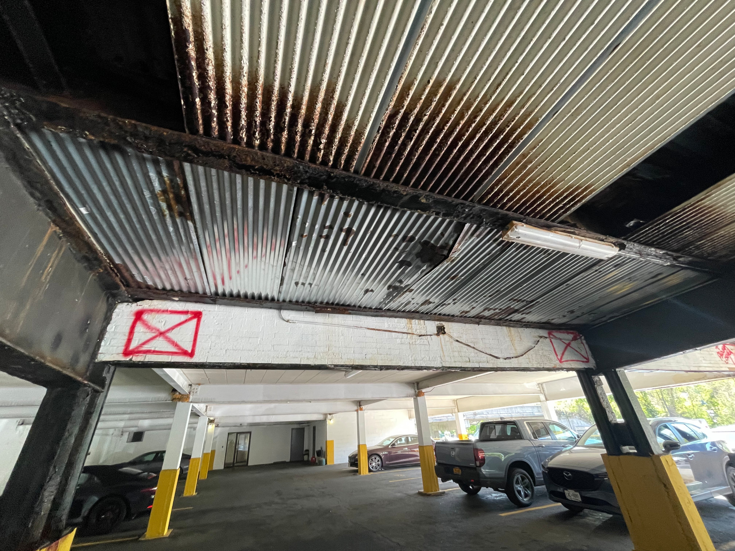 Temporary Parking Structure reinforcement