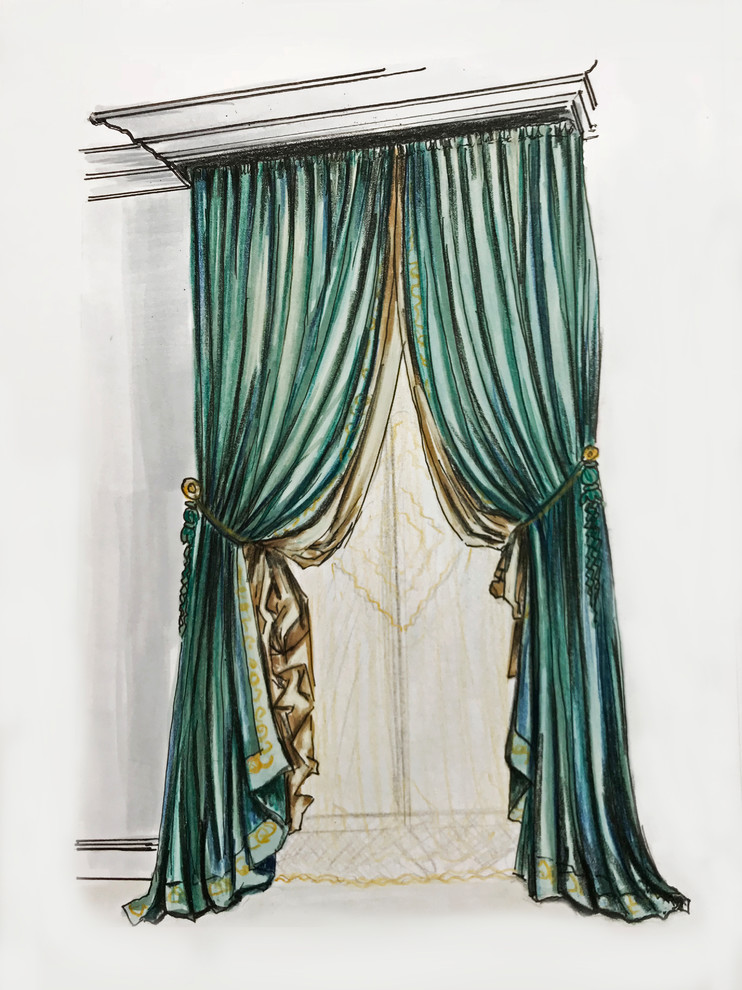 Интерьерные скетчи