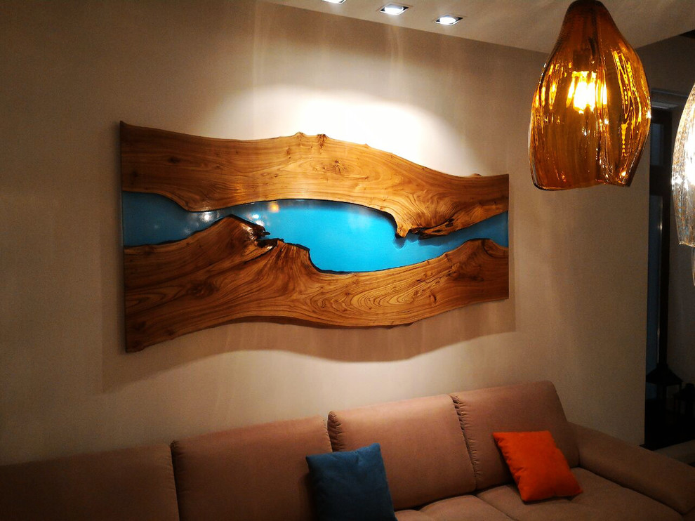 Пано «Amazing River» с речкой из смолы