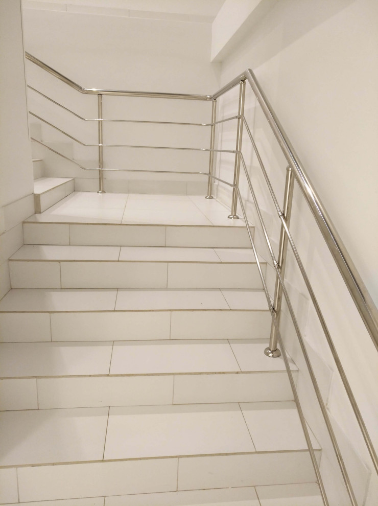 Нержавеющее ограждение со стеклом