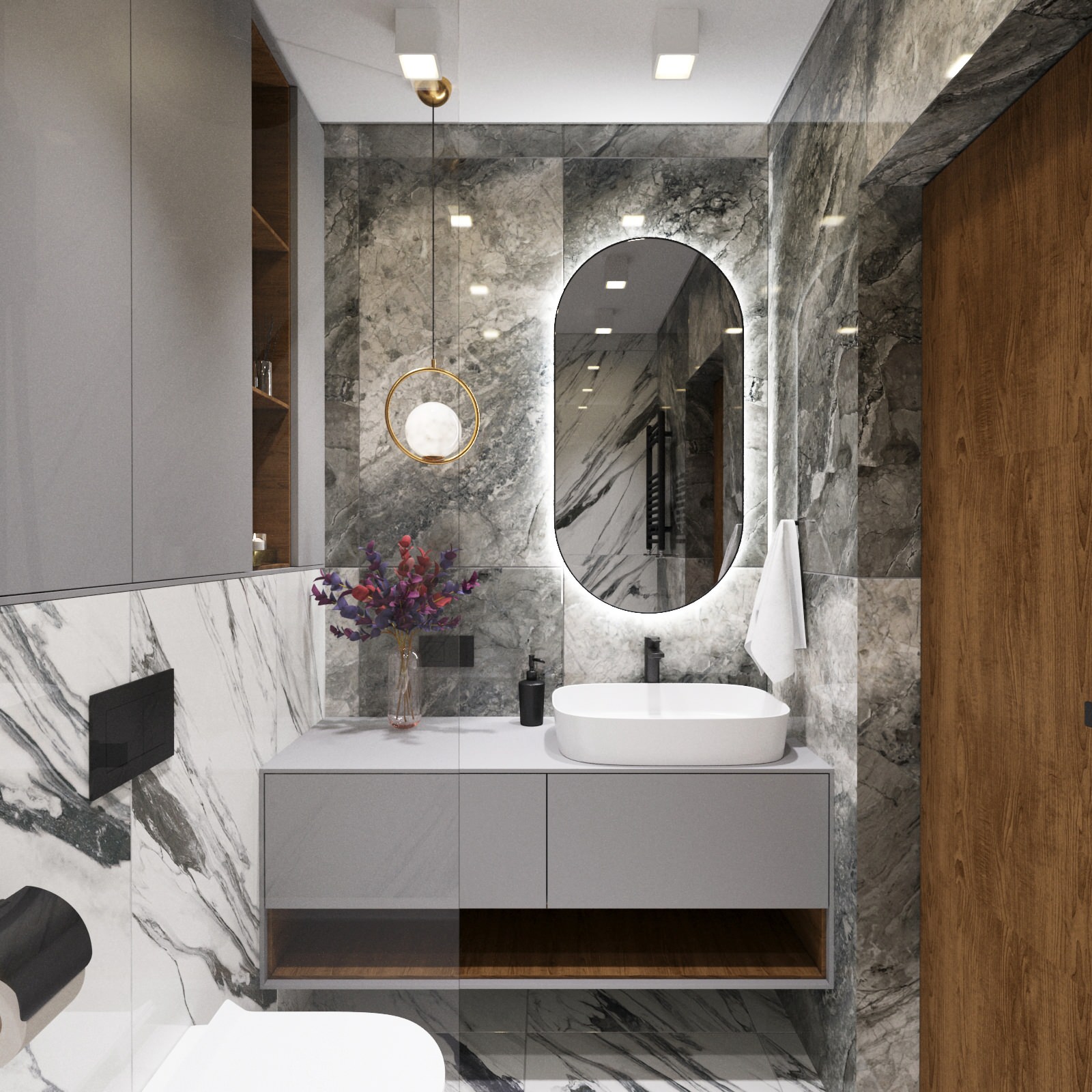 Дизайн квартиры с мезонином в п. Пригородный