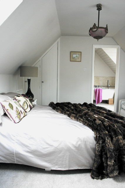 Barn Conversion - Contemporary Refurb transitional-bedroom