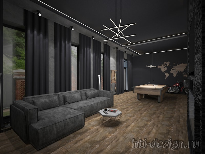 Дизайн интерьера коттеджа