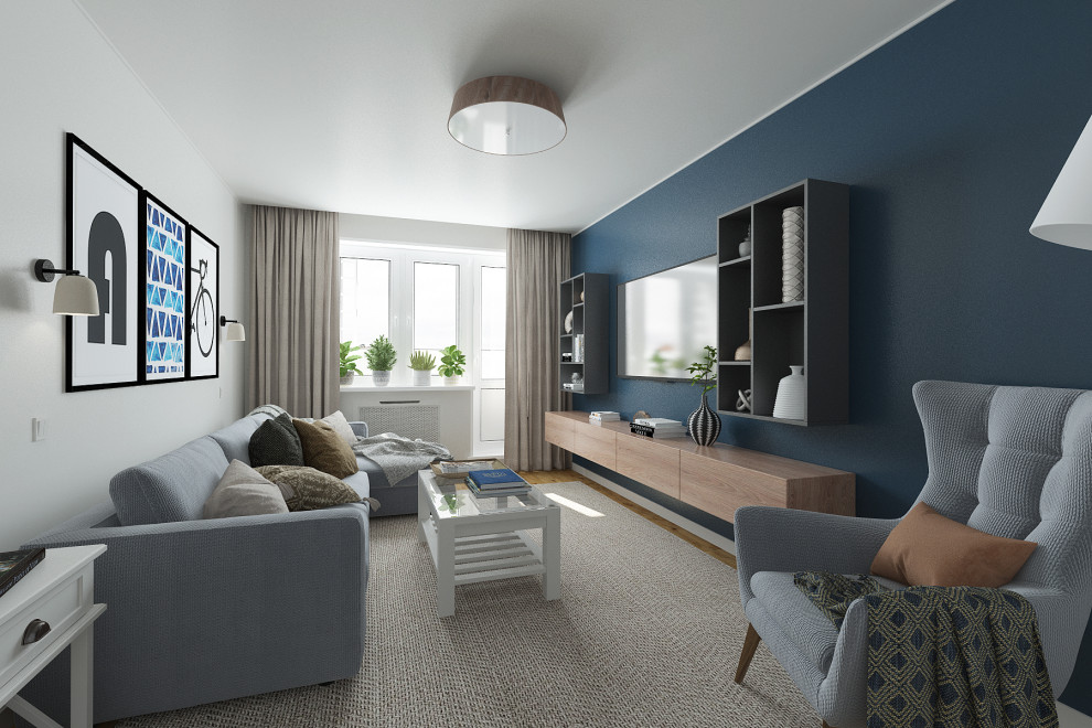 Дизайн четырехкомнатной квартиры 100 м2