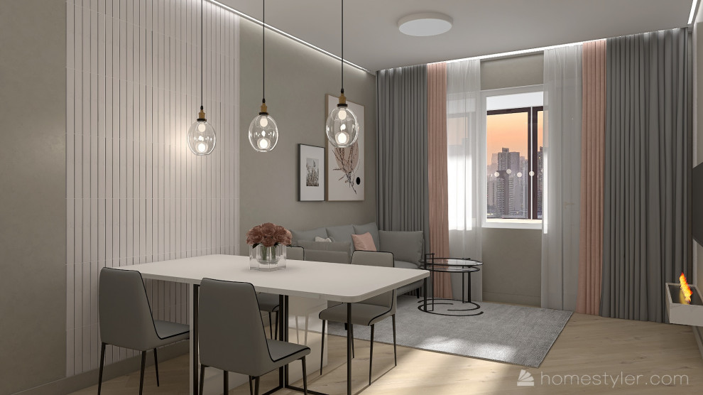 Кухня-гостиная современный стиль