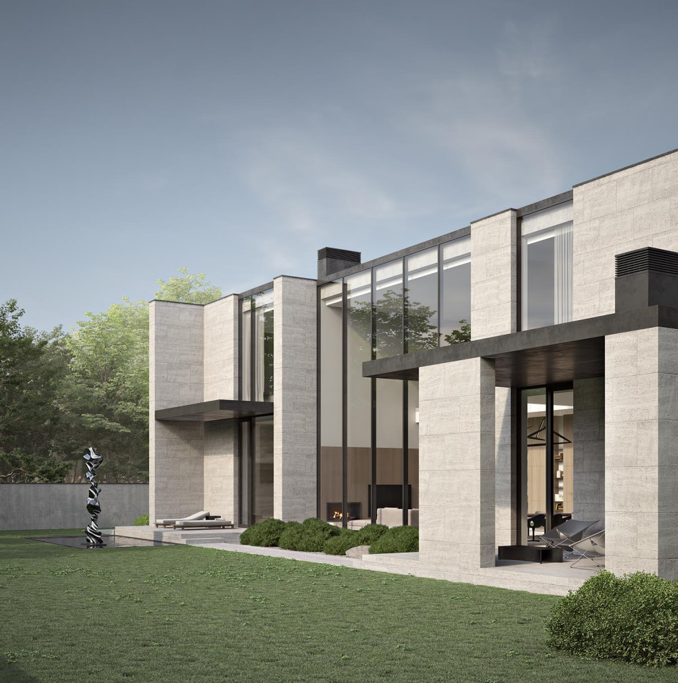 Модерн в 2 этажа