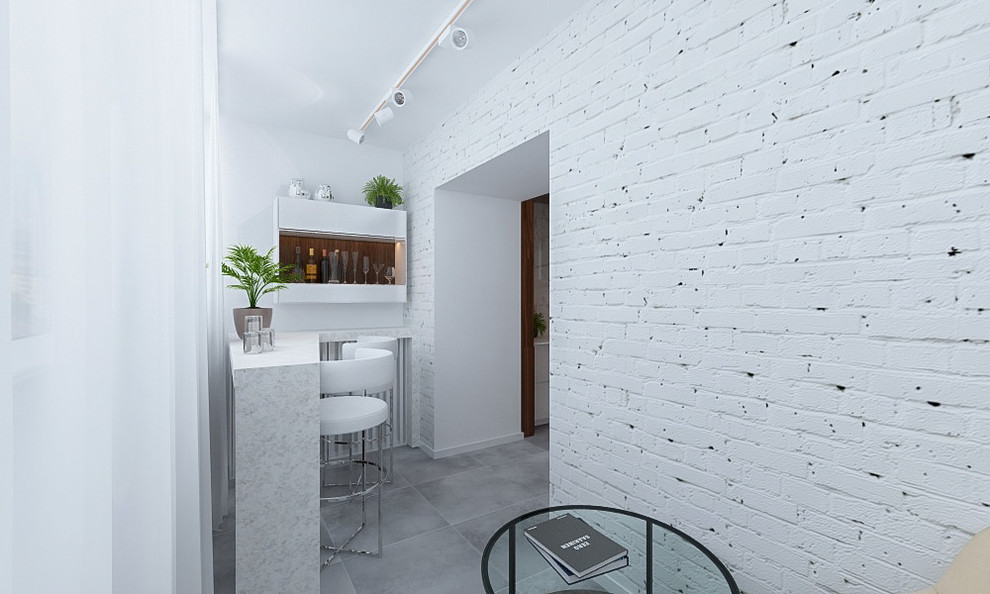 Белый с акцентом.