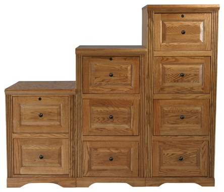 Eagle's Oak Ridge 2 drawer File Cabinet, Olive Oak
