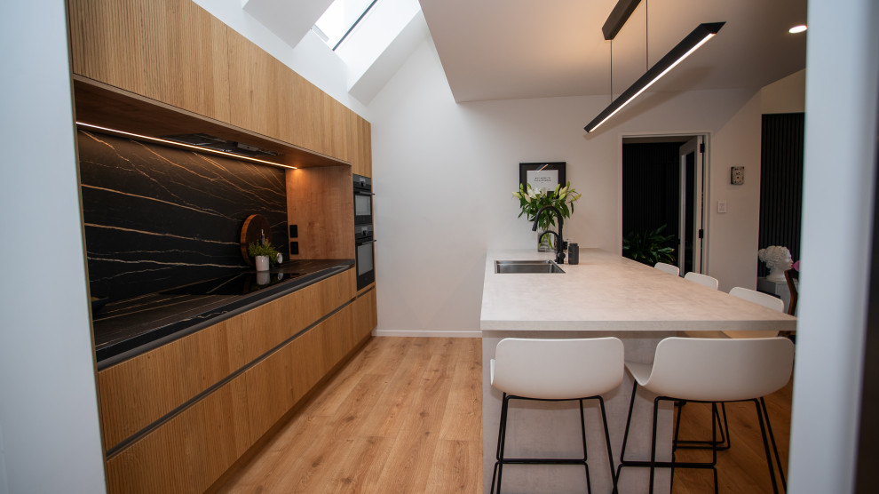 Oak and Drama Kitchen Renovation