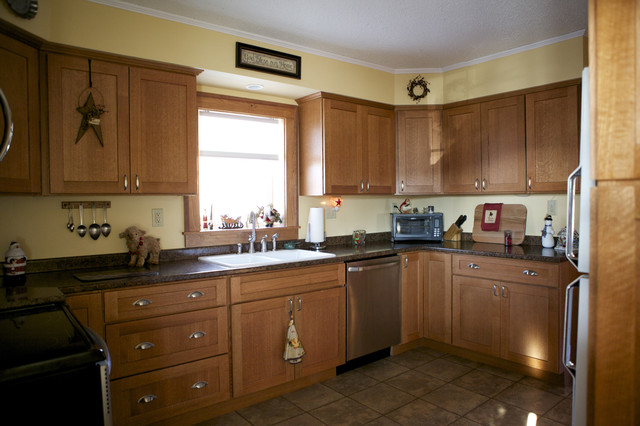 oak kitchen cabinets | shaker door style | cliqstudios