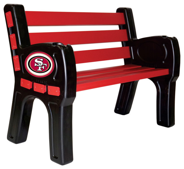 San Francisco 49ers Park Bench