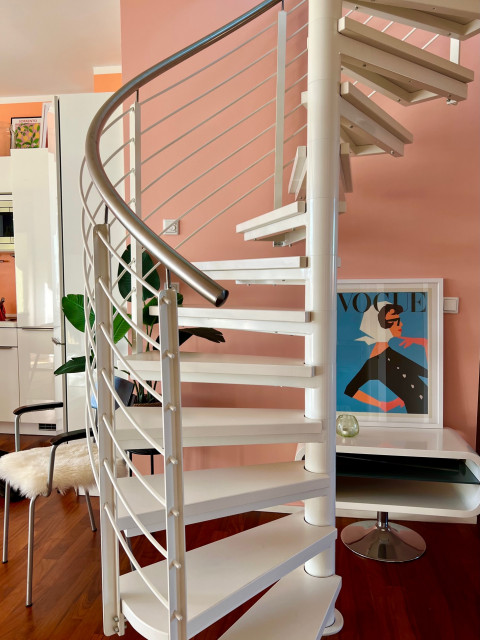 Space Age Maisonette in Berlin Mitte contemporary-staircase