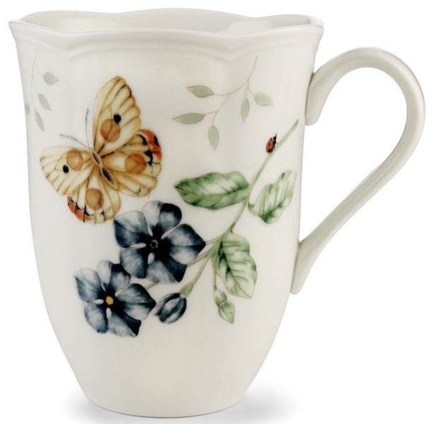 Lenox Erfly Meadow Orange Sulphur Mug Traditional Mugs By Lenox Erfly Meadow Orange Sulphur Mug