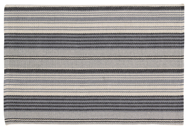 Handwoven Multicolour France Cotton Rug, 60x90 cm