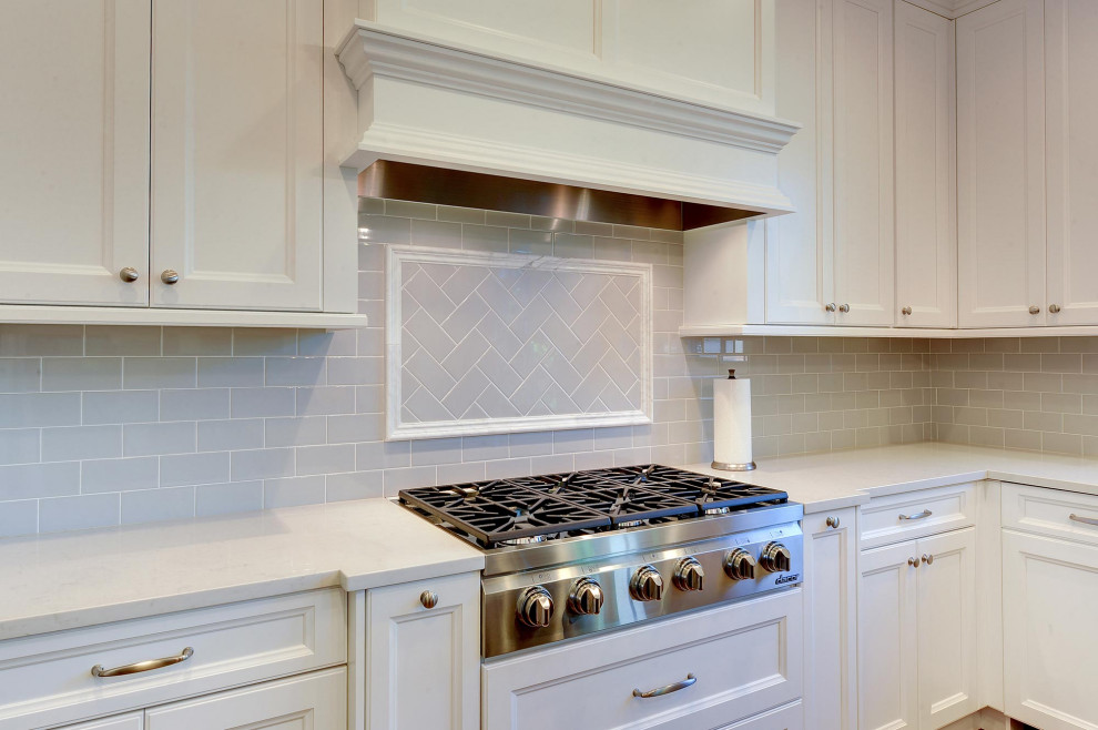 Inspiration for a transitional home design remodel in Chicago