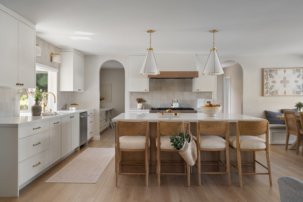Inspiration for a coastal kitchen remodel in San Diego