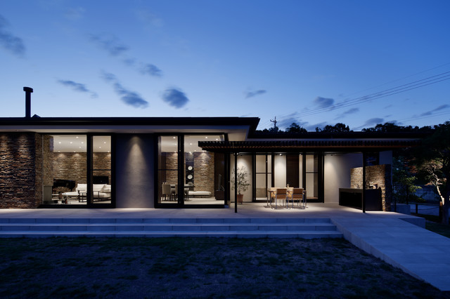 SK邸 modern-house-exterior