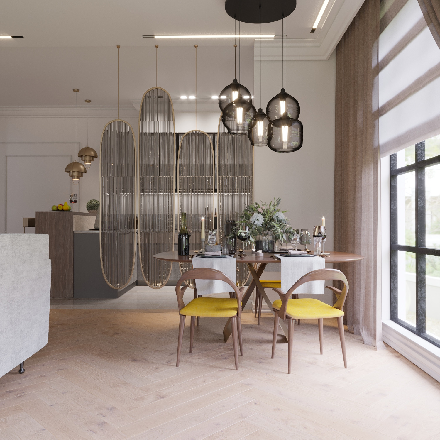 Кухня-гостинная