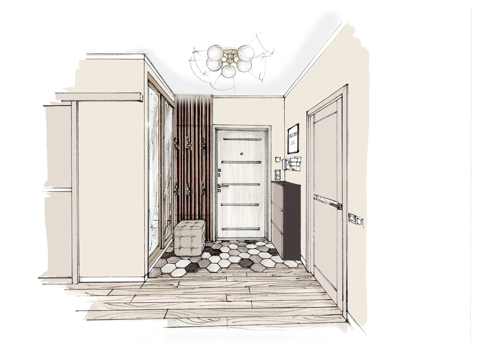 Проект квартиры #кофейныетона